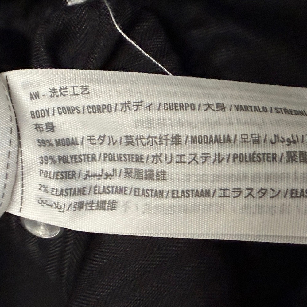 Abercrombie & Fitch 90s Slim Straight Ultra High Rise Coated Black Pants 27 TALL - Picture 5 of 12